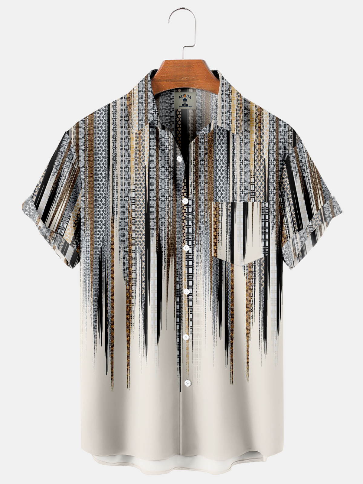 Trendy Western Ethnic Vintage Short Sleeve Shirt Garamode   2676832022121918375063a03efe99257 