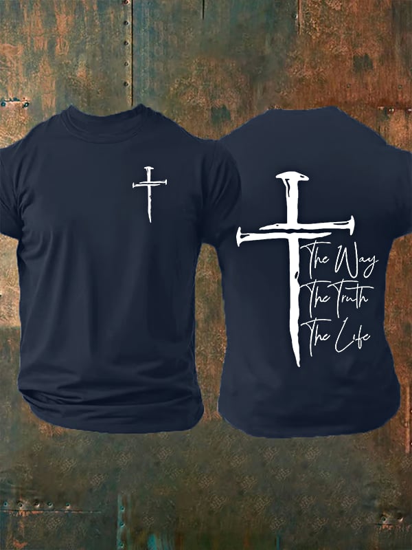 Men's The Way The Truth The Life Print T-Shirt