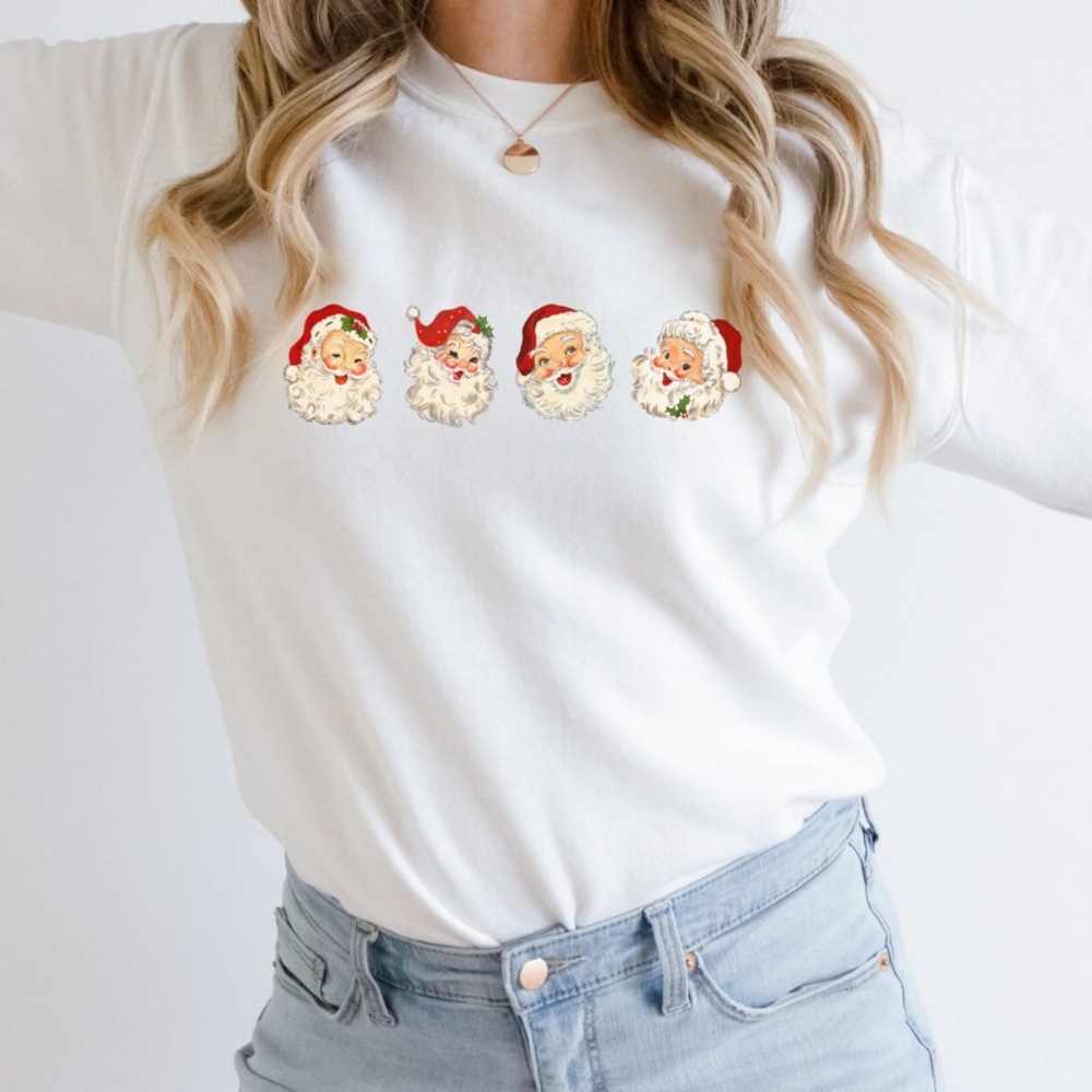 Santa Claus Sweatshirt Vintage