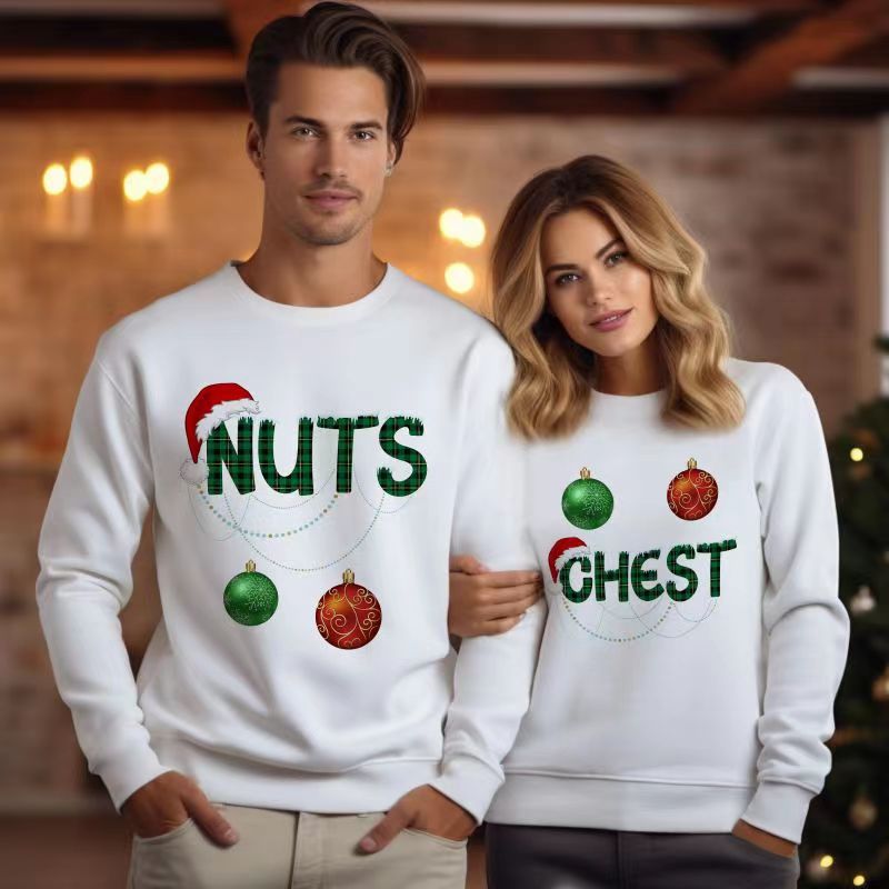 Perfect Couple Shirts: Chest Nuts Matching Couple Shirt Classic Sweatshirt