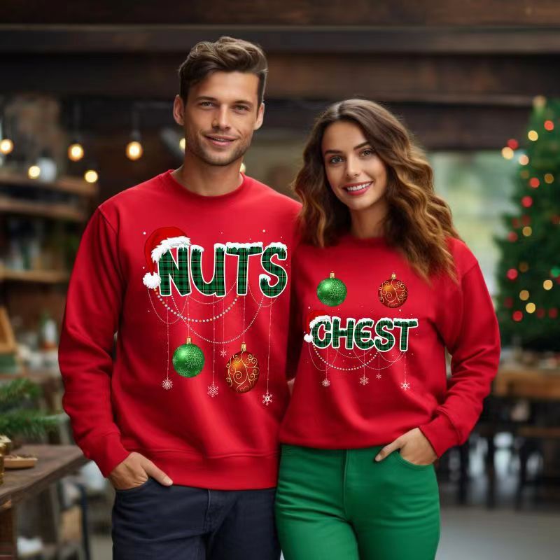Perfect Couple Shirts: Chest Nuts Matching Couple Shirt Classic Sweatshirt