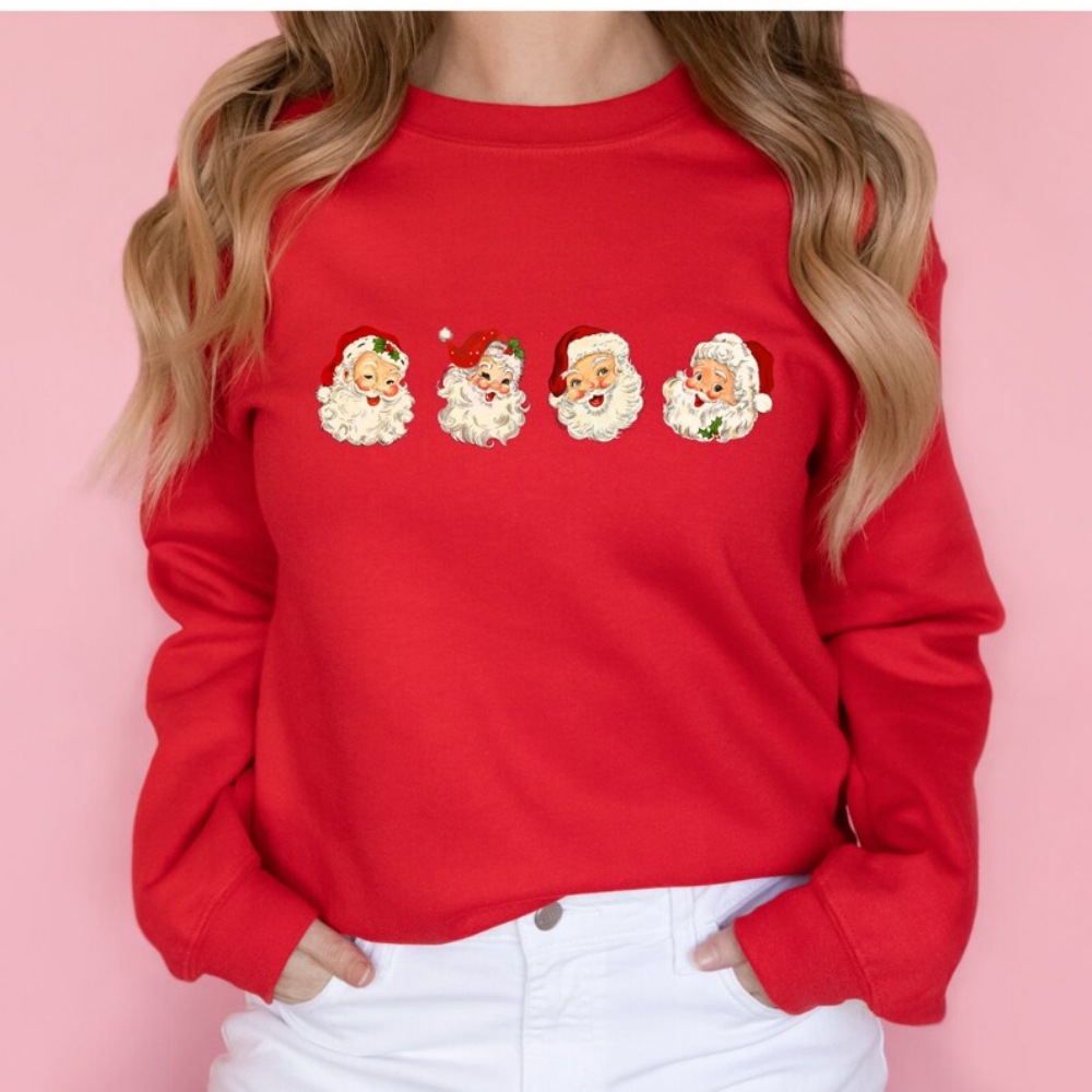 Santa Claus Sweatshirt Vintage