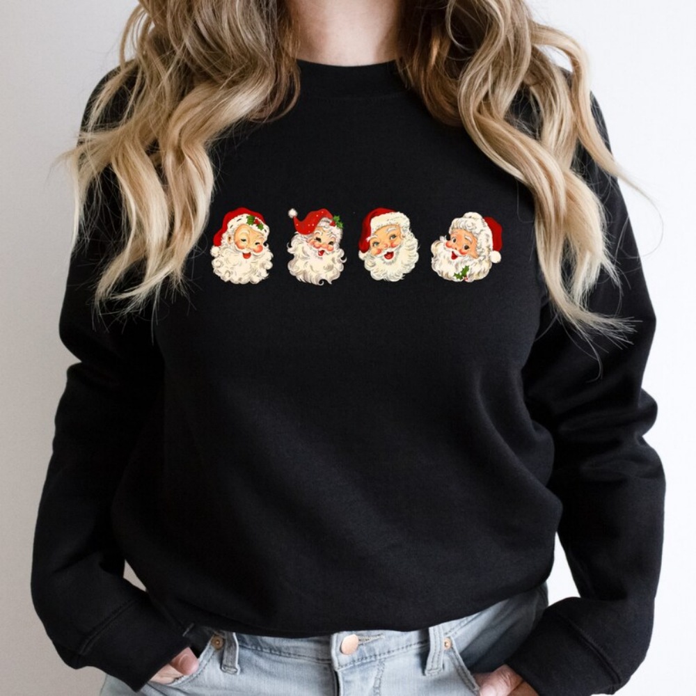 Santa Claus Sweatshirt Vintage