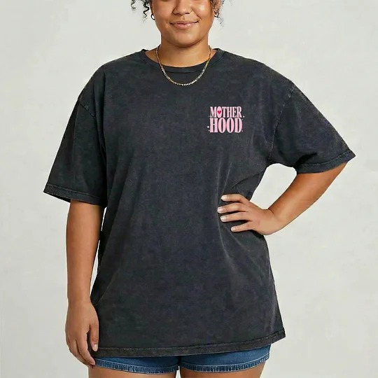Motherhood Vintage Washed Tee, Some Days I Rock It Some Days It Rocks Me Shirt 