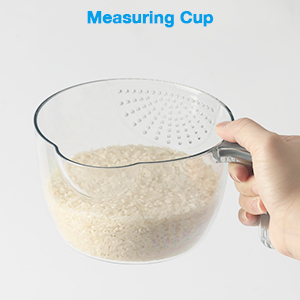 measuring cup for rice dispenser