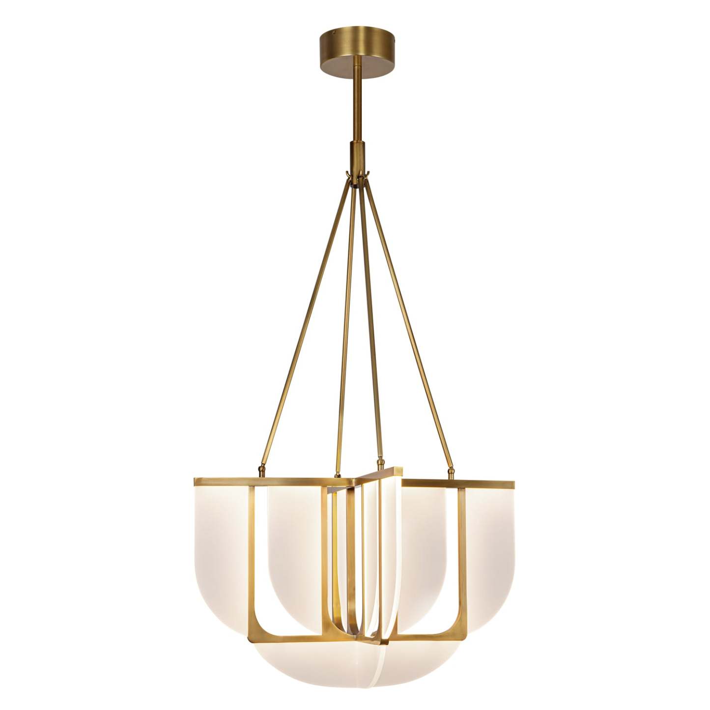 Modern Anders Brass Chandelier
