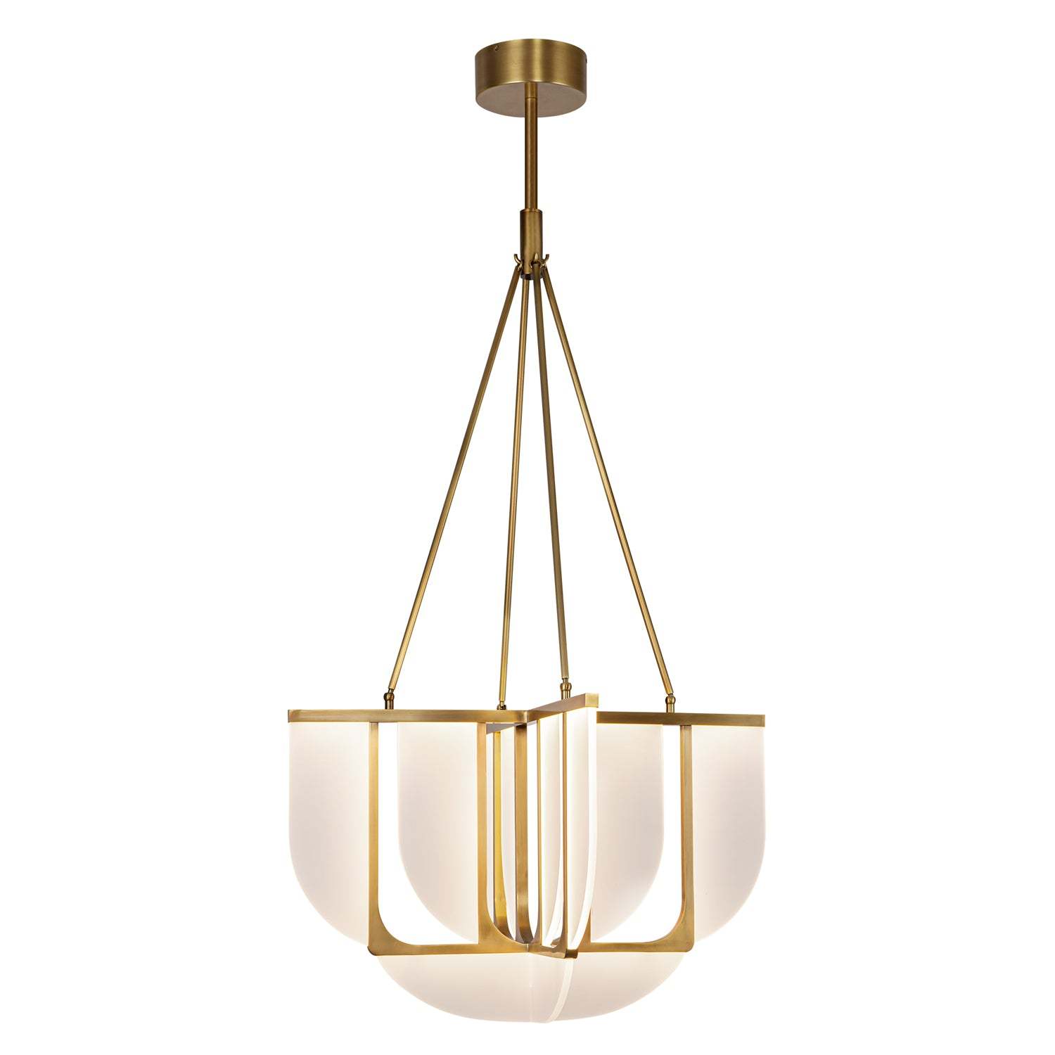 Modern Anders Brass Chandelier