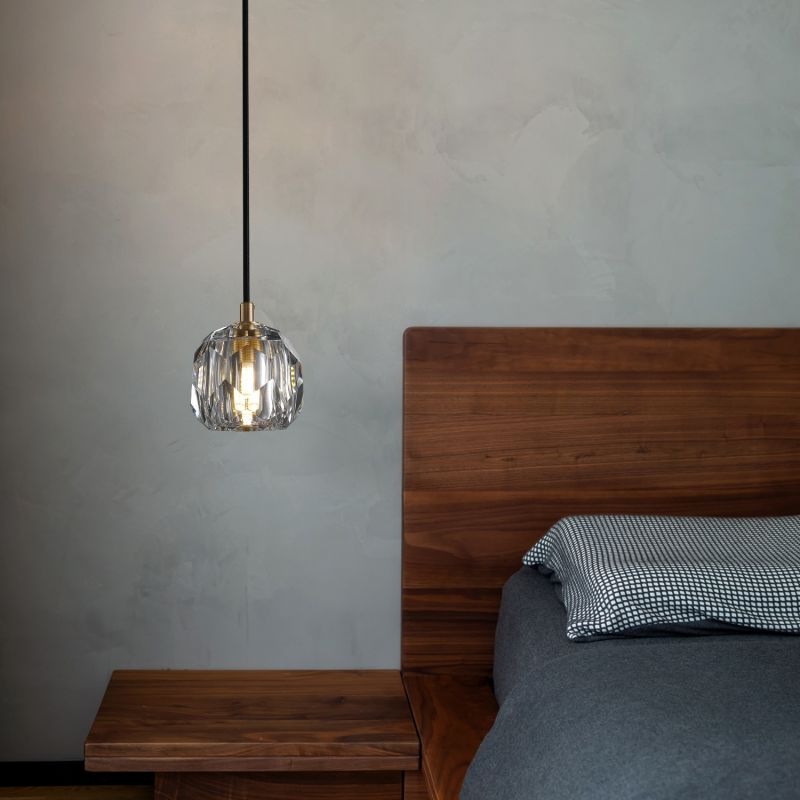 Orvieto Crystal Glass Cord Pendant