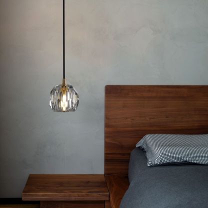 Orvieto Crystal Glass Cord Pendant