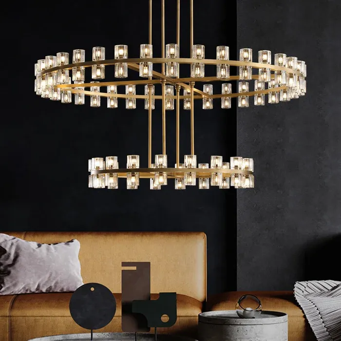 Illuminate your living space with Zylero's exquisite chandelier, blending industrial elegance and modern aesthetics for a stylish ambiance.