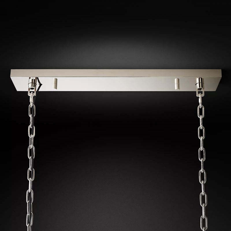 1920s Annecy Rectangular Chandelier 72"