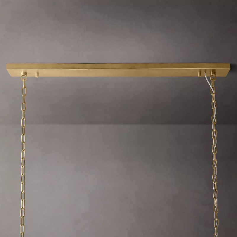 1920s Annecy Rectangular Chandelier 72"