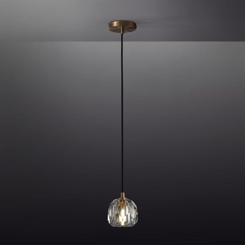 Orvieto Crystal Glass Cord Pendant
