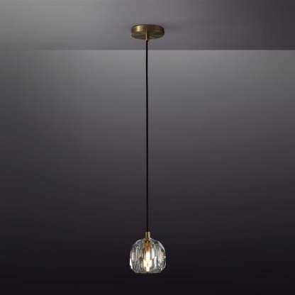 Orvieto Crystal Glass Cord Pendant