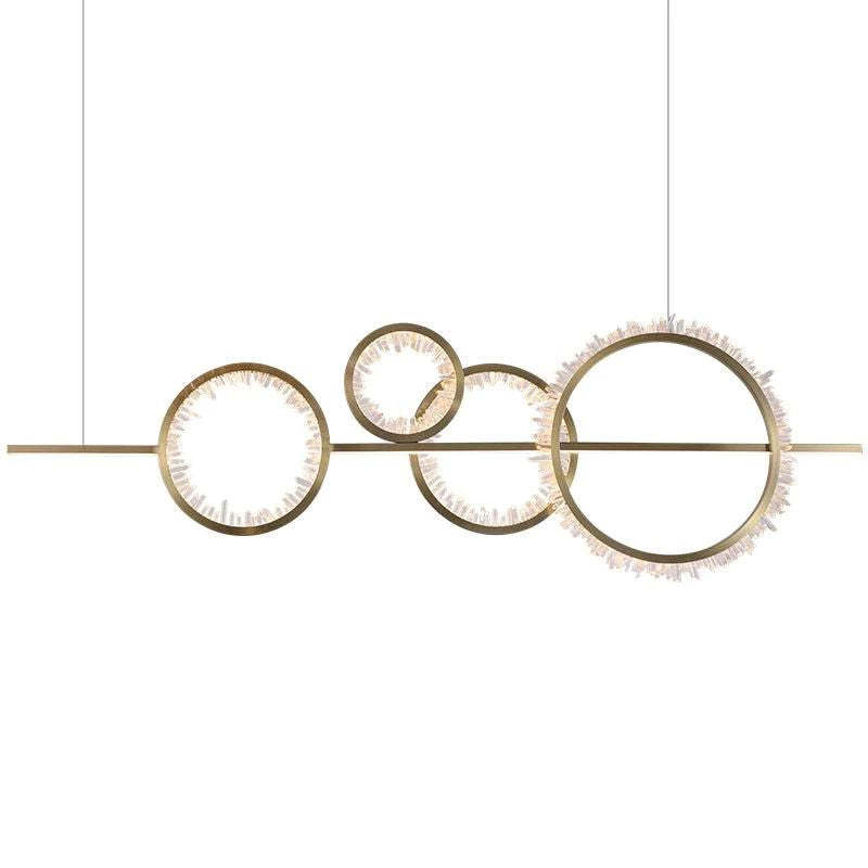 Rock Crystal Gear Chandelier