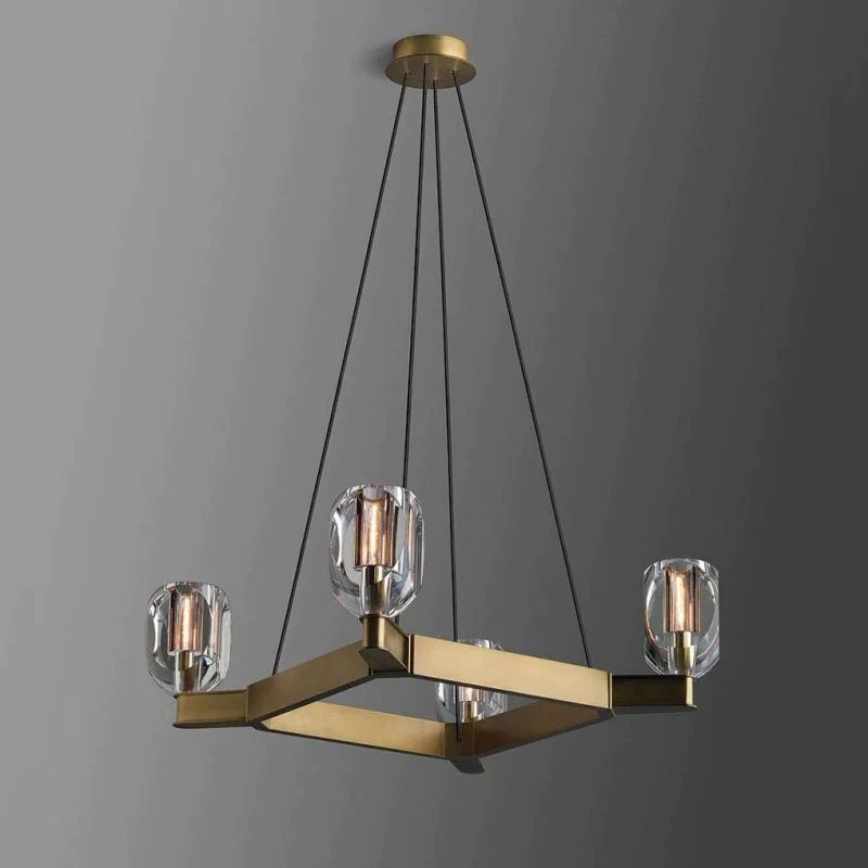 Bifrons Contemporary 4-Lights Dining Square Pendant Lights