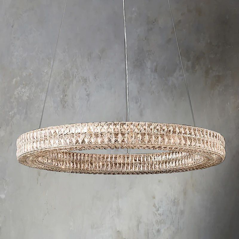 Brilliant Crystal Round Chandelier