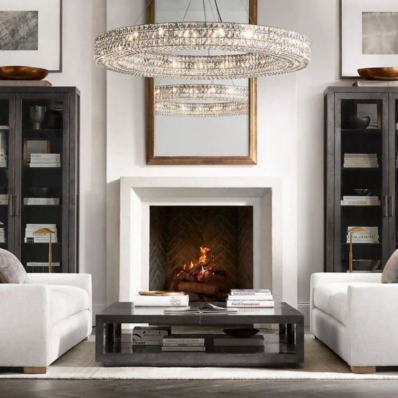 Brilliant Crystal Round Chandelier