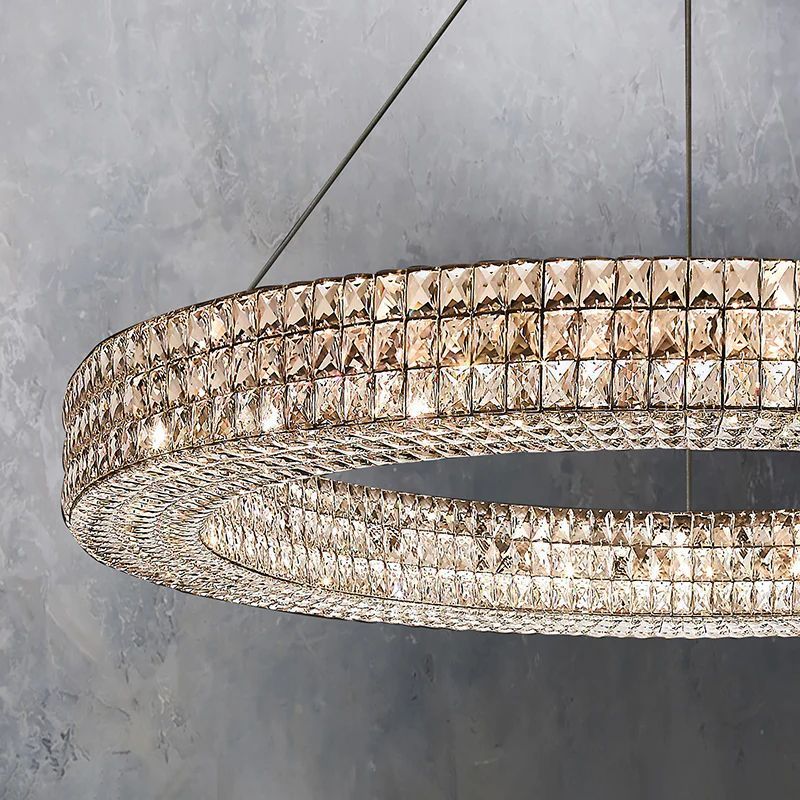 Brilliant Crystal Round Chandelier