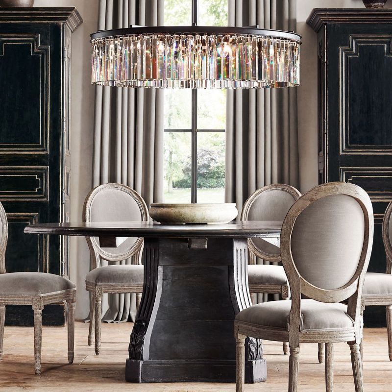 Rhy Round Crystal Chandelier