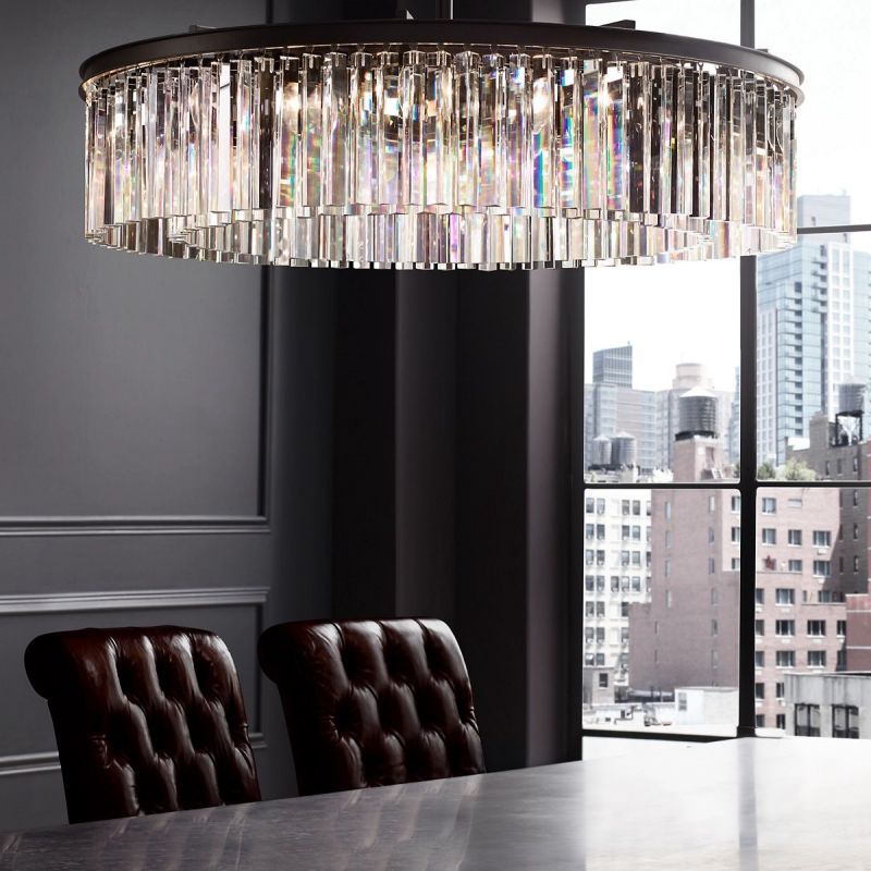 Rhy Round Crystal Chandelier