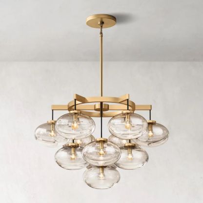 Cabrette Round Living Room Chandelier 36"