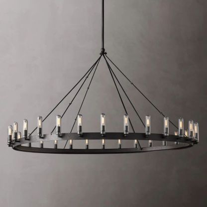 Camino Vintage Filament Outdoor Round Chandelier