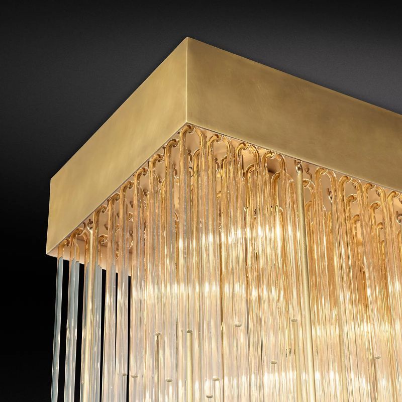 Wrangell Rectangular Chandelier 54"