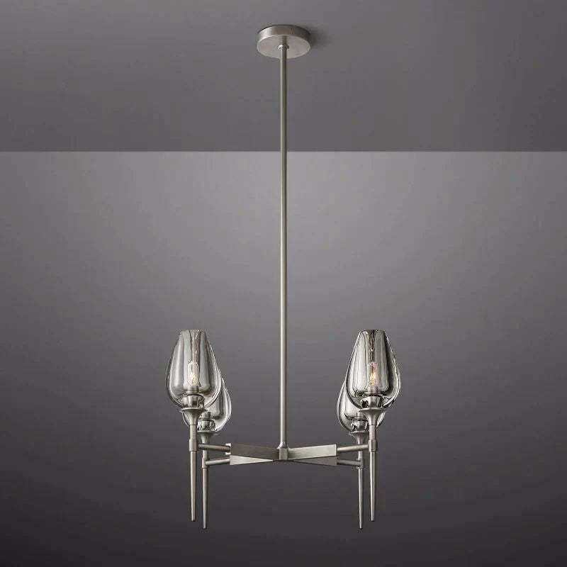 Crystal Aosta Round Chandelier 27"