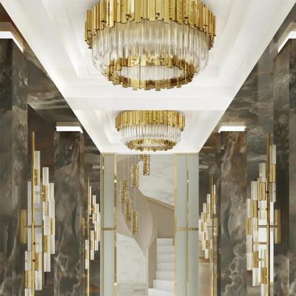 Empire Decorative Round FlushMount