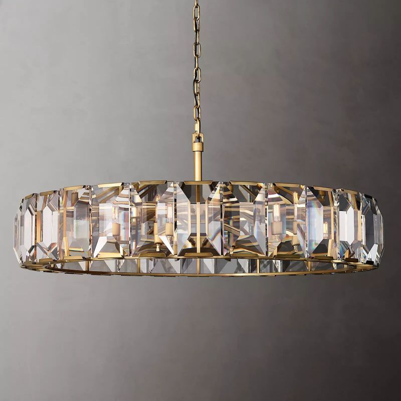 Arles Crystal Round Chandelier 60"