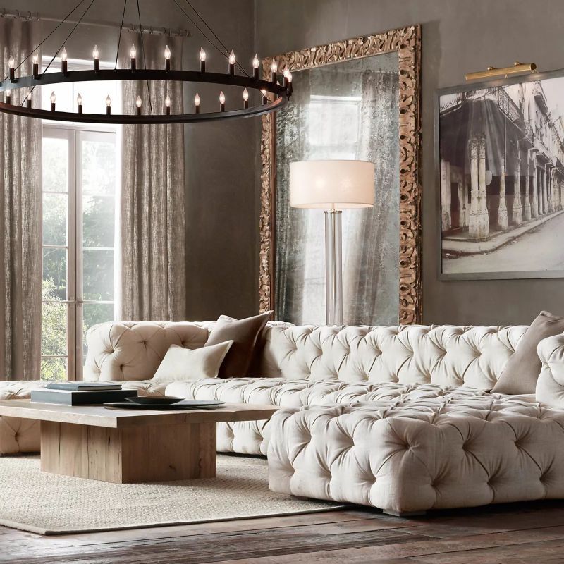 Camino Vintage Candelabra Round Chandelier