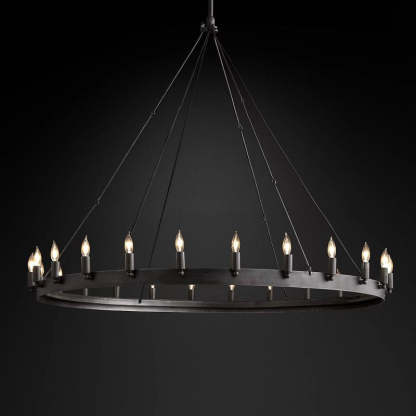 Camino Vintage Candelabra Round Chandelier