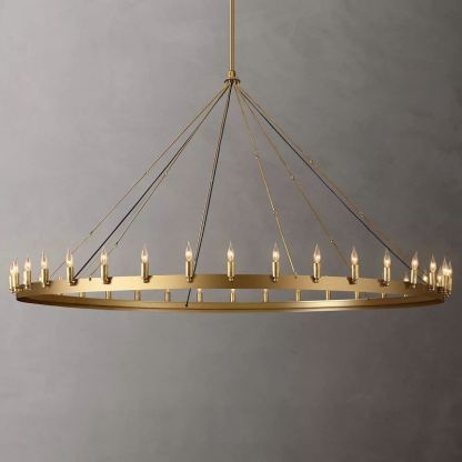 Camino Vintage Candelabra Round Chandelier