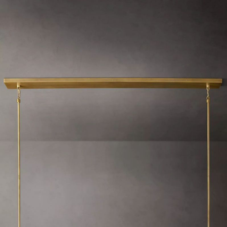 Orvieto Crystal Linear Chandelier 48"
