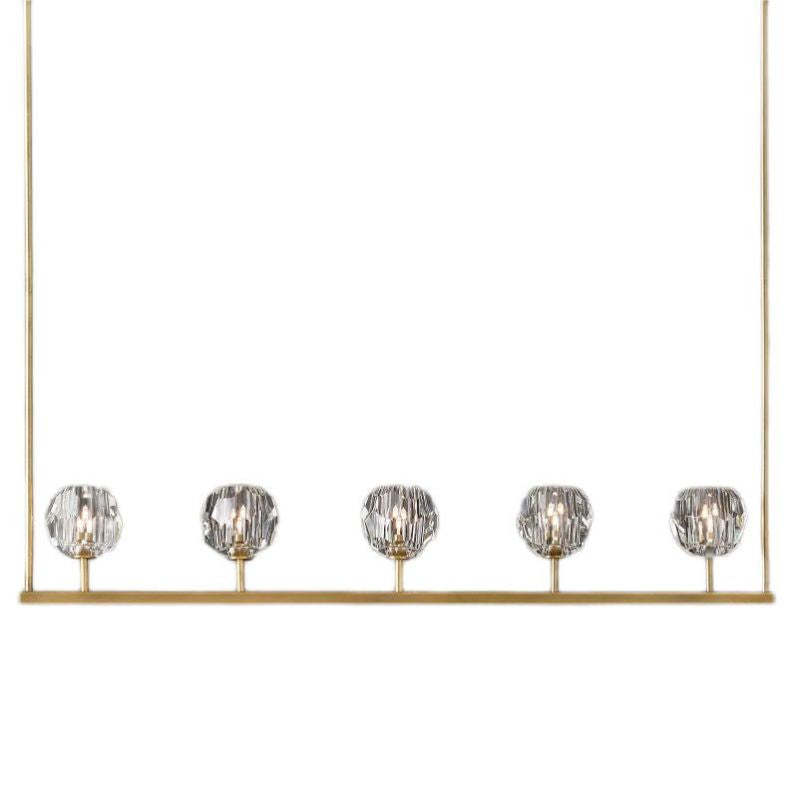 Orvieto Crystal Linear Chandelier 48"