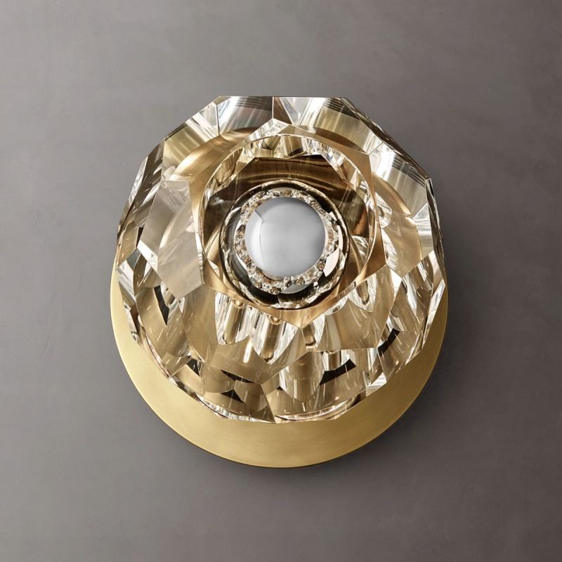 Orvieto Clear Glass Petite Wall Sconce