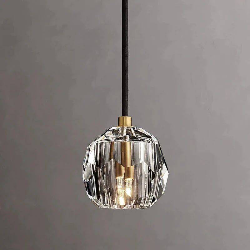 Orvieto Crystal Glass Cord Pendant