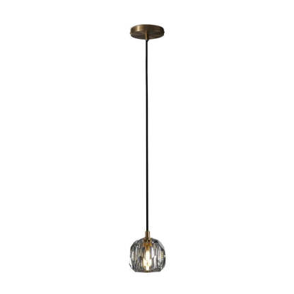 Orvieto Crystal Glass Cord Pendant