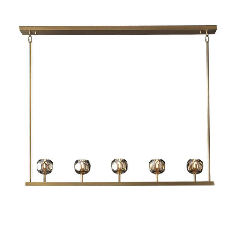 Orvieto Crystal Linear Chandelier 48"