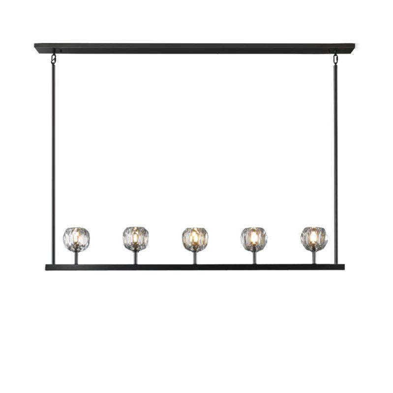 Orvieto Crystal Linear Chandelier 48"