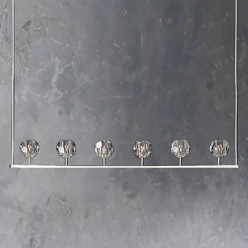 Orvieto Crystal Linear Chandelier 60"