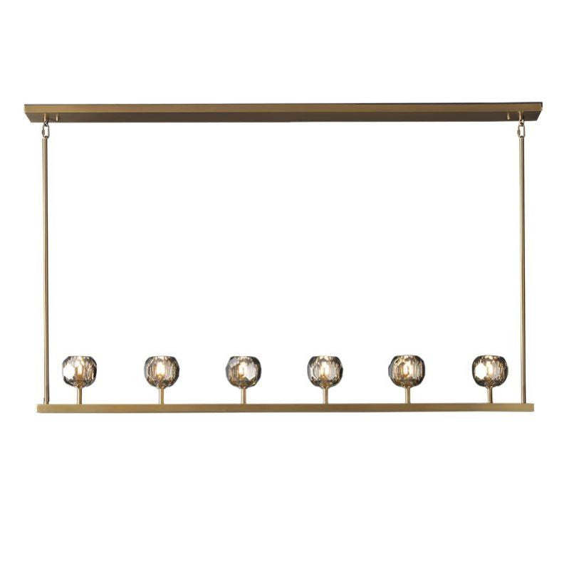 Orvieto Crystal Linear Chandelier 60"