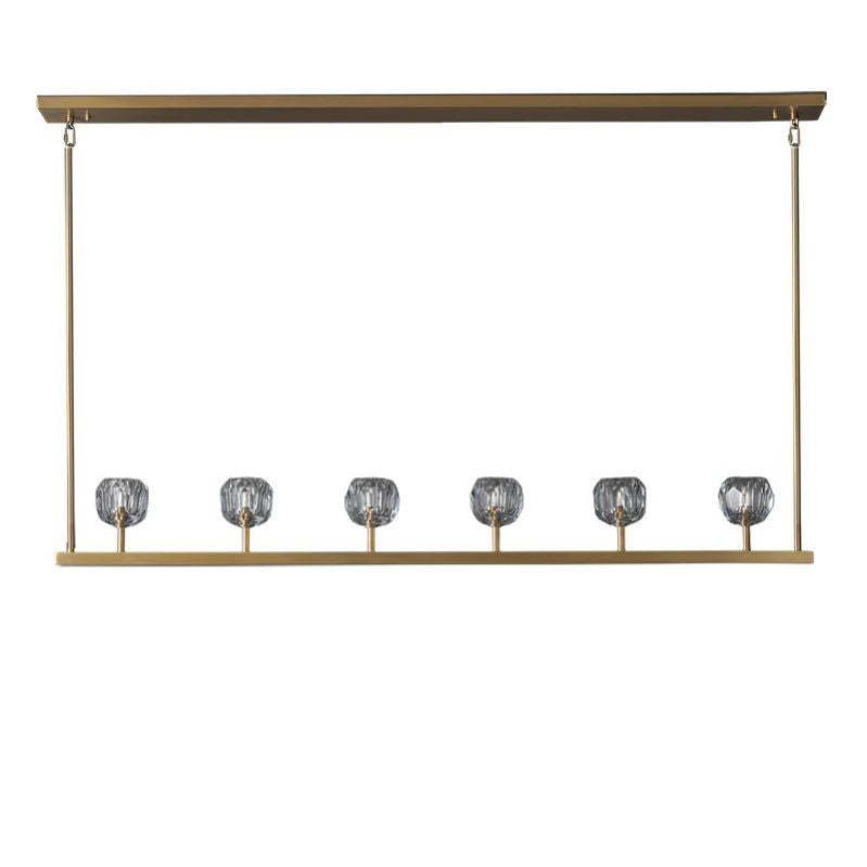 Orvieto Crystal Linear Chandelier 60"