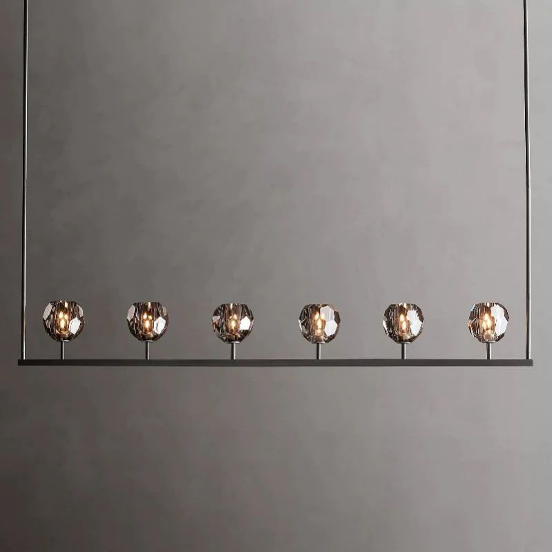 Orvieto Crystal Linear Chandelier 60"