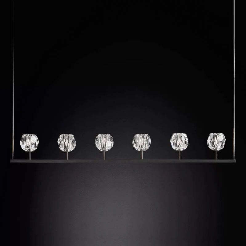 Orvieto Crystal Linear Chandelier 60"