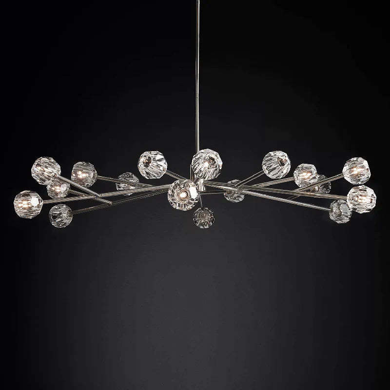 Orvieto Crystal Round Chandelier 72"