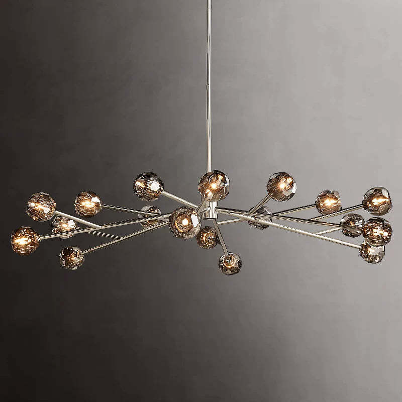 Orvieto Crystal Round Chandelier 72"
