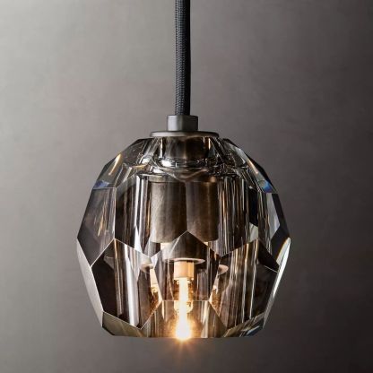 Orvieto Crystal Glass Cord Pendant