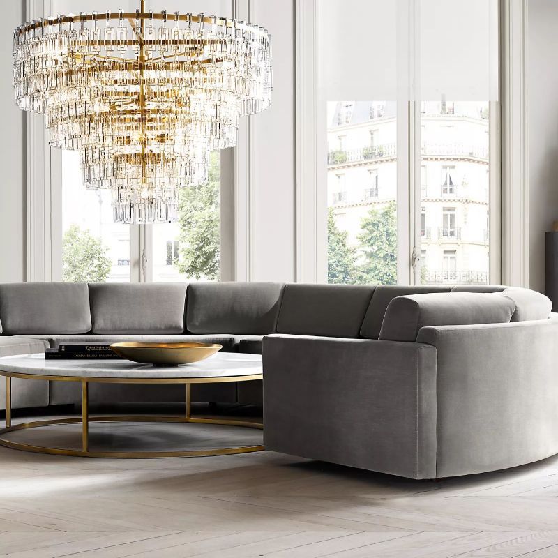 Margerie 5-Tier Round Chandelier 60 Inch